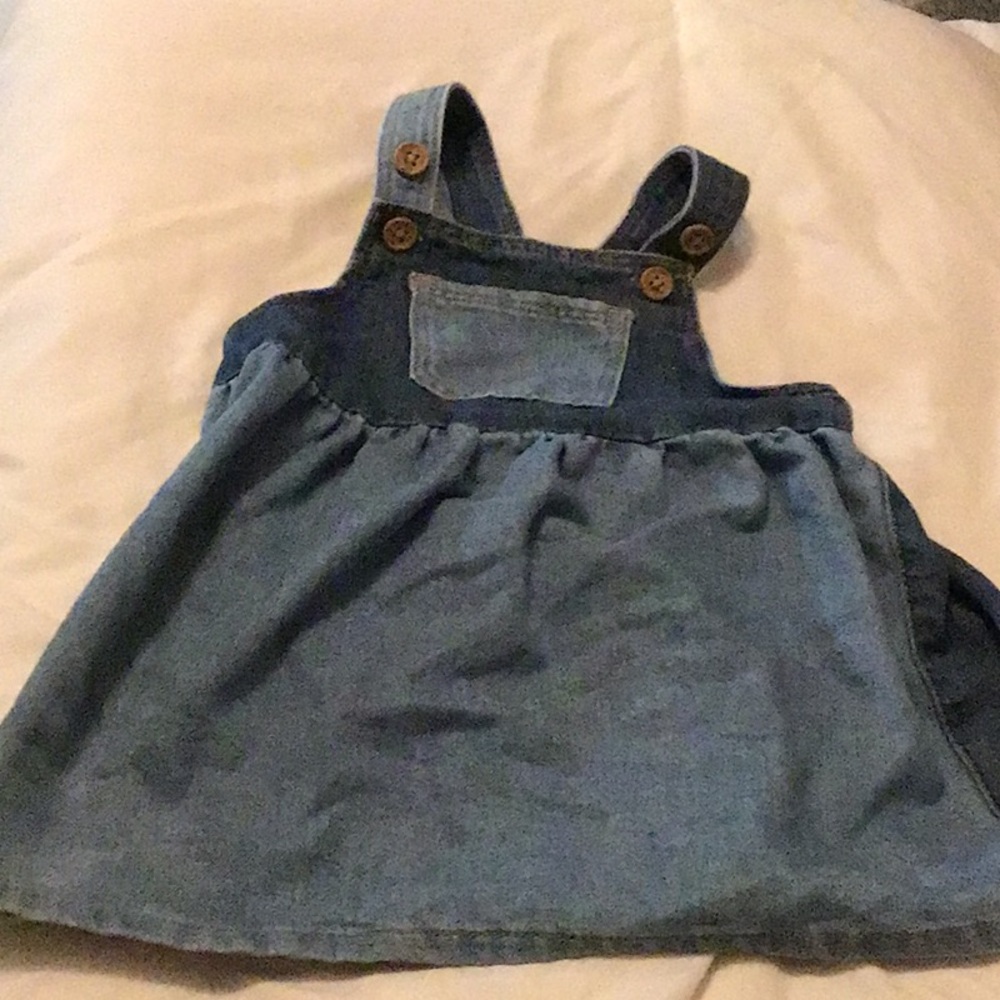 Kids Blue Denim Overalls